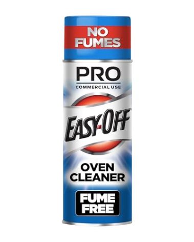 Easy-Off Fume Free Oven Cleaner Spray, Lemon, 24oz, Removes Grease