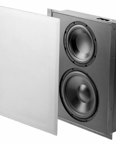 OSD Audio Trimless in Wall Subwoofer Dual 8" Woofers 300W Sealed Enclosure Magnetic Grill SL800