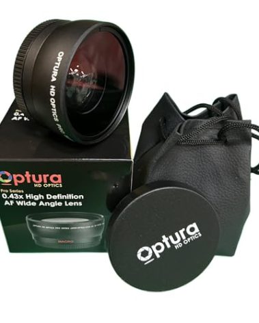 OPTURA HD 52MM HD Wide Angle with Macro Lens for Nikon D3200,D3000 D5300 D5000 D5200 D3300 D90 D80 D40 D40X D70, (Important Note: Work Only with Lenses 52MM Filter Thread Size)