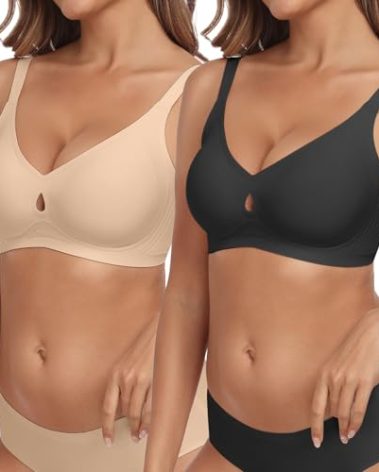 ProKloud Bras for Women No Underwire Wireless Push up Full Coverage Bralettes Comfort Everyday Bra with Support and Lift