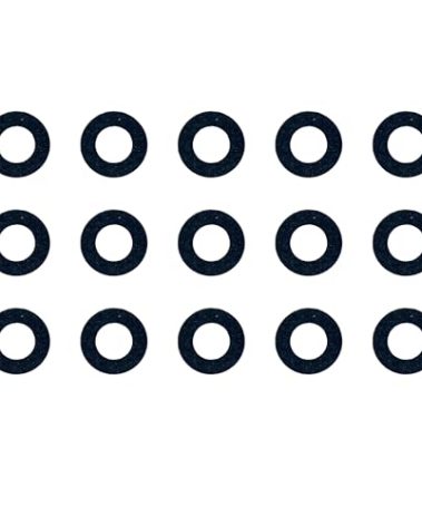 15 Pcs Tohatsu Lower Unit Drain Plug Gasket 332-60006-1, Lube Drain Screw Washer Replacement for Tohatsu 332600060M/332600060 Boat Drain Plug, Mallor 9-60103 332600060, Mercury 27-95220 332600061M