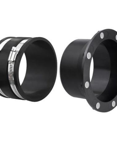 4 Inch Magnetic Dust Collection Connector w/Dust Control Flex Cuff,4" Dust Collector Hose Connector Rubber Cuff Coupler w/Magnetic Dust Collection Fitting for Woodworking Shop Vacuum Dust Collector