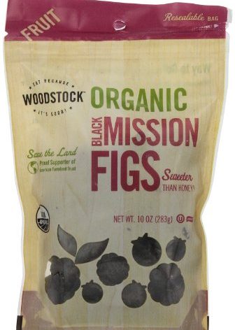 Woodstock Farms Black Mission Dried Figs, 10 Ounce