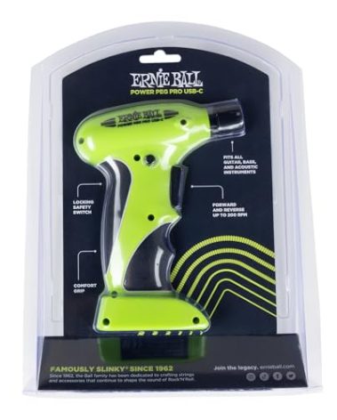 Ernie Ball Power Peg Pro USB-C Rechargeable String Winder