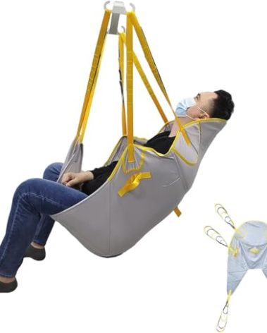 Patient Lift Sling Universal Full Body Mesh Sling for Showering Transfer Sling Home Use