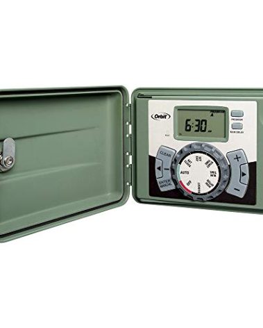 Orbit 57894 4-Station Outdoor Swing Panel Sprinkler System Timer