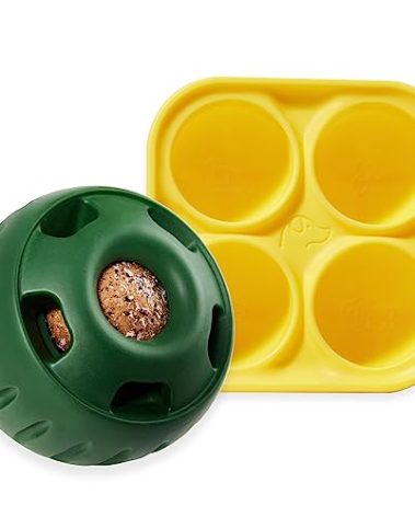 WOOF Pupsicle and Treat Tray - Long-Lasting Interactive Dog Toys and Silicone Dog Treat Mold - Keep Your Pup Busy - Easy to Clean - Toys for Medium and Large Dogs 25-75 lbs