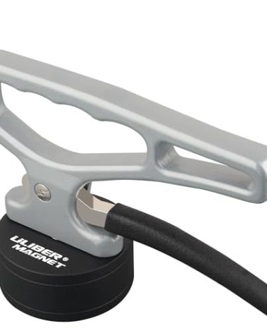 ULIBERMAGNET Heavy Duty Strong Magnetic Pickup Tool,Magnetic Lifting with Quick Release,Portable Material Collector with Ergonomic Handle for Iron Plate,Tool Steel,Laser Cutting