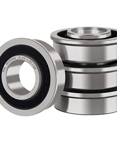 XiKe 4 Pack Lawn Mower Wheel Bearing 532009040, 13359, 9040H, 532124959, 5920H, 9040HR ＆ 9040N, Replacement for Husqvarna, AYP, Craftsman, Rotary and More Bushing to Flanged Ball Bearings Conversion.