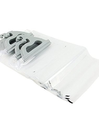 Monaco Hanging Storage Bags, 10-pack of 12 x 9-inch Clear Plastic Bags for Classroom, Library, and Pharmacy Use