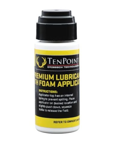 TenPoint Premium Lubricant with Foam Applicator - for Cocking Device Cords, Strings, Cables, Barrels & The Trigger Mechanism - Silicon Based, Contains Scorpion Venom