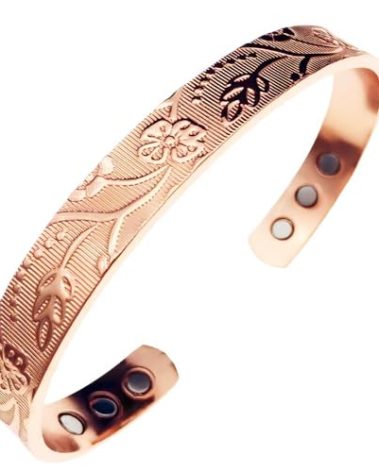 LORNREIN- Copper bracelet magnetic bracelet with 6 magnets for men and women