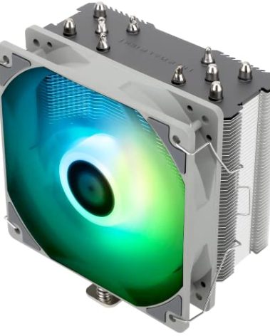 Thermalright Assassin King 120 SE ARGB CPU Air Cooler, AK120 SE ARB, 5 Heatpipes, TL-C12C-S PWM Quiet Fan CPU Cooler with S-FDB Bearing, for AMD AM4/AM5 Intel LGA1700/1150/1151/1200