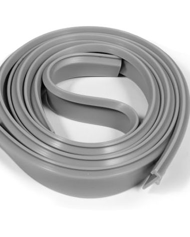 72 Inch Shower Door T Drip Gray Sweep Angled Shower Door Seal Strip Bottom Vinyl Framed Sweep for Frameless Shower-Door-Seal Shower-Rubber Seal Strip for in Swing or Out Swing Doors
