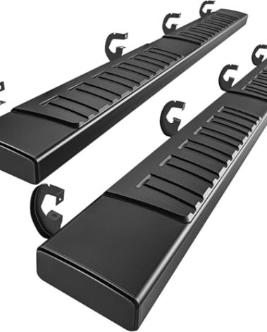 Perfit Liner 6" Running Boards Compatible with 2009-2014 Ford F-150 Super Cab - Side Step Rails Nerf Bars (Aluminum Alloy, for Vehicles with 2 Full-Sized Doors and 2 Half-Sized Doors)