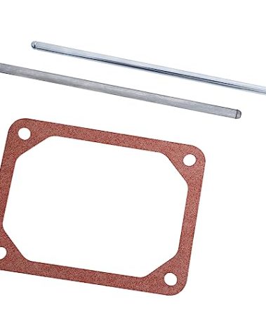 Bularie 690981 690982 Push Rods Set Compatible with B&S Lawnmower Engine - Motor Push Rod Set with 690971 Valve Cover Gasket Compatible with Toro 74590 401577 Gasoline Engine