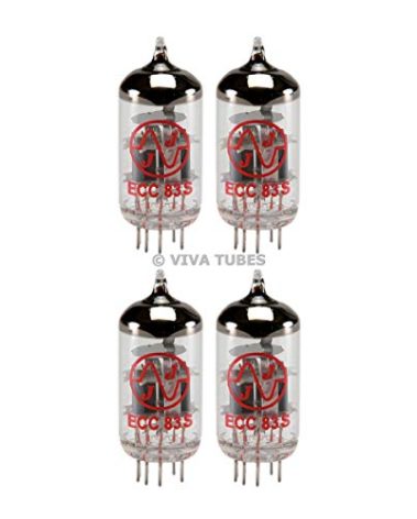 New In Box Gain Matched Quad 4 JJ Electronics Tesla 12AX7 ECC83-S Vacuum Tubes