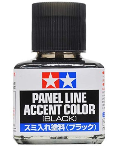 Tamiya Panel Line Accent Color 40ml Black TAM87131 Plastics Paint Enamels