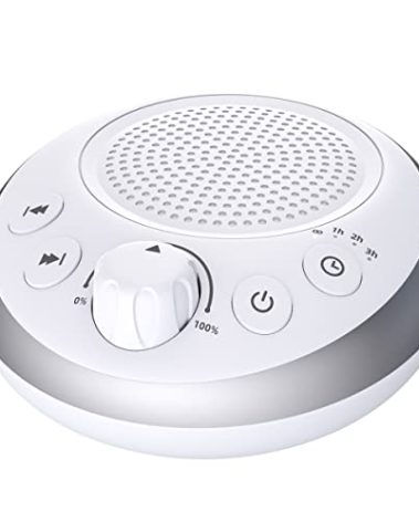 Loud Pink Noise Machine Sleep Machine Nostop 30 Soothing Sounds for Baby Kids Adults Sleep Pinknoise Machine 36-Level Vol Auto-Off Timer Memory Function for Home Travel Office