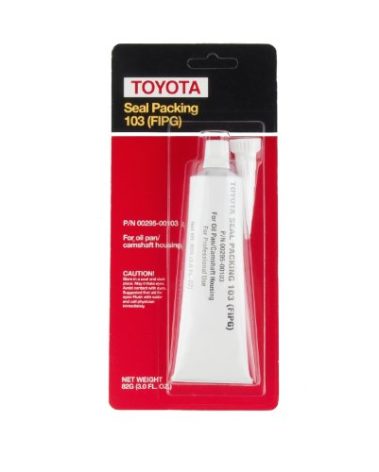 Toyota Genuine Fluid 00295-00103 Formed-in-Place Oil Pan Gasket - 3 oz. Tube