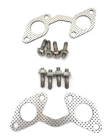Seapple V2203 Exhaust Manifold Install kit 1A091-12360 1A09112360 04512-03450 02156-50080 19202-12310 15521-12350 Fits for Kubota V2203 V2003 V2403 V1902 Engine 1A091-12350 1A09112350