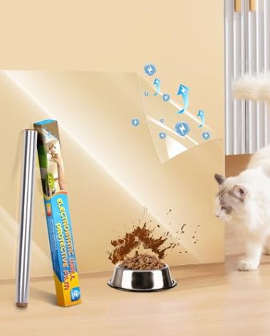 Clear Wall Protector, Electrostatic Wall Protective Film, Transparent Static Cling Plastic Stickers for Kitchen & Office from Bin, Chair Back, Furniture, Door, Dog, Cat 6.6 ft