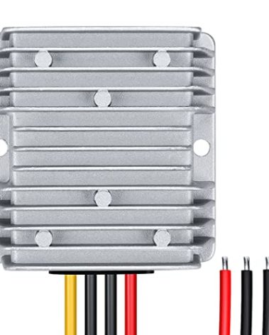 24V to 12V Step Down Converter Golf Cart 12V 10A 120W DC/DC Converter Regulator Reducer for Club Car Truck Vehicle Boat Solar System Scooters Bicycles