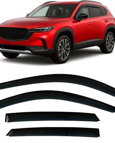 2023-2025 Tape-On Rain Guards for Mazda CX-50 Side Window Visor Deflectors 2.5 S Select Preferred Plus Premium Turbo Meridian CX50 Durable Vent Shades 2024