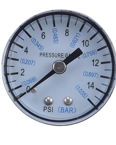 Aretle Replacement Oil Fired heaters Air Pressure Gauge 70-025-0100 3740-0049-00 21-1115 Fits Desa, Reddy, Master, Remington etc Other Burners.