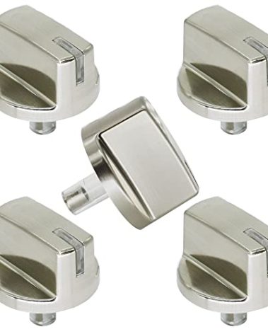 5 Pack AEZ73293801 Burner Control Knob Assembly Replacement, Compatible with lg Range/Stove Gas Cooktop, Burner Knob Replace Part EBZ60710601, 2025031, AH3639420, EA3639420, AP5594929, PS3639420