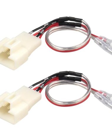 RED WOLF Car Dash Tweeter Speaker Wiring Harness Compatible with Toyota Tundra 2007-2021, 4Runner 2003-2020 for OE Part No. 86160-AE010 Install Aftermarket Front Dash Speaker Wire Cable Plug