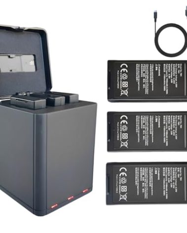 3pcs x 1100mah Battery for DJI Tello RC Quadcopter + 3 in 1 USB Speed Tello Battery Charger