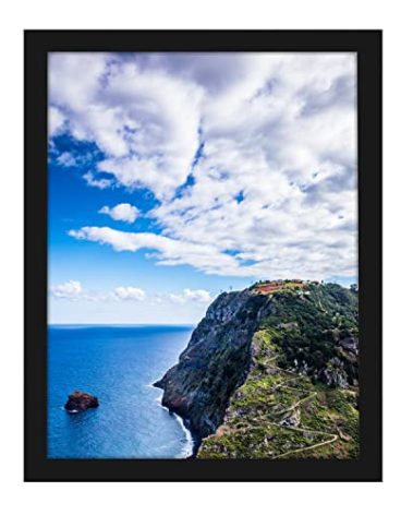 MENNTHUI 8x13 Black Picture Frame, Tabletop and Wall Mounting Horizontally or Vertically, Decoration for Photos, Paintings, Posters, Artwork