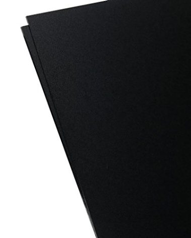 Plastics 2000 - KYDEX Sheet - 0.080" Thick, Black, 8" x 12", 2 Pack