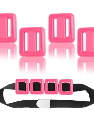 GSYUWIH 4 Pcs Scuba Weight Belt,Dive Weight Belt,Nylon Coated Dive Weights Block,1.1LB Scuba Weights,Freediving Weighted Dive Belts,Belts with Metal Block Buckle for Free Diving Spearfishing
