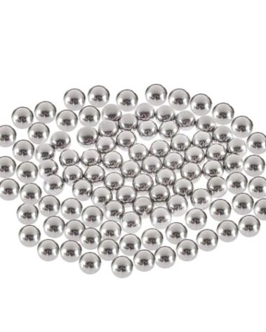 ZYsteelball- (500pcs, 5mm) Chrome Steel Bearing Balls Precision Ball G25