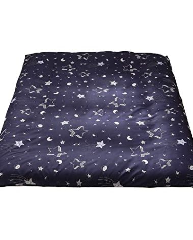 MAXYOYO Mattress Cover for Traditional Japanese Futon Mattress, Futon Floor Mats Cover with Zipper, Super Soft and Machine Washable, Star, Queen