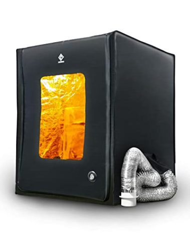 FUNGDO Enclosure for 3D Printer Fume Extractor Smoker Absorber Vent 3D Printing Resin Smell Filament Odor 3D Printer Warmer Shelter for CR-10 CR-10Pro(Large)