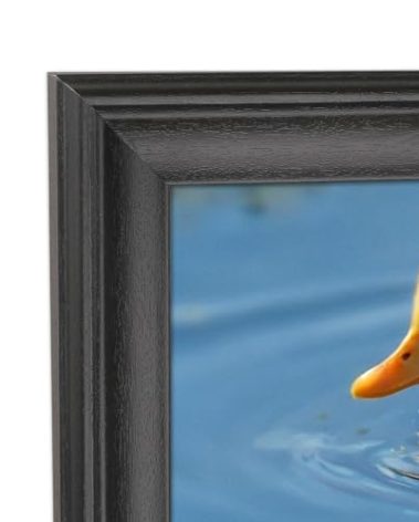 ASXBMIJO 11x32 inch Picture Frame Solid Wood Black Suitable for Panoramic Photo/Poster/Painting/Puzzle (A23B1132)