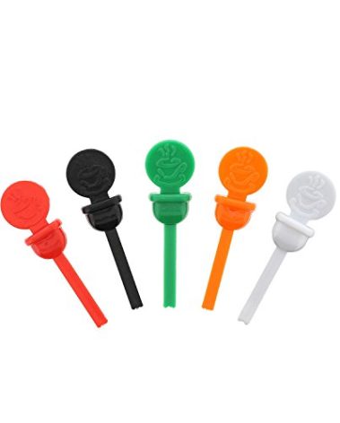 StixToGo Beverage Plugs - Leak Prevention Coffee Accessories for Hot Drinks, Disposable Stoppers for Lids - Variety of Colors, 2", Pack of 2000