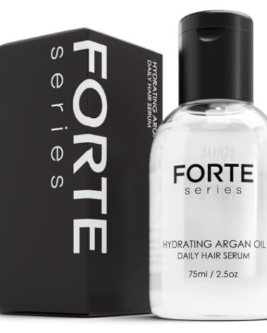 Alex Costa Hydrating Argan Oil Daily Hair Serum by Forte Series Sulfate Free Argan Hair Oil for Men Hair Serum for Dry Damaged Hair, for Styling Hair (75 ml / 2.5 oz)