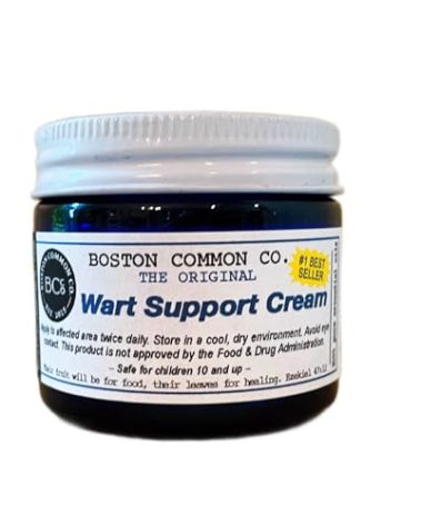 BOSTON COMMON CO MOLLUSCUM SUPPORT CREAM ALL NATURAL SUPPORT CREAM FOR MOLLUSCUM rash, White