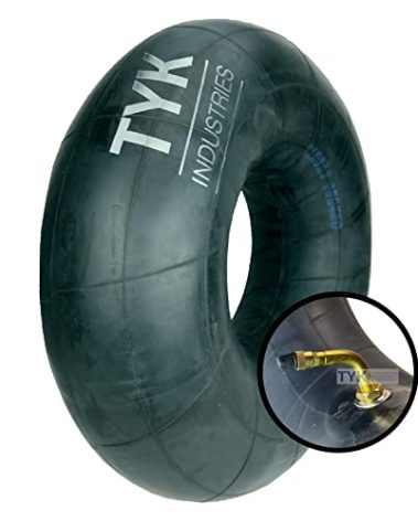 TYK 6.00-9 Inner Tube For Forklift and Trailer Tire, Replacement Tire Tube with a JS2 Bent Metal Valve Stem, 6.90-9, 6.00/6.90-9, 6.90-6.00-9 (21x8-9)