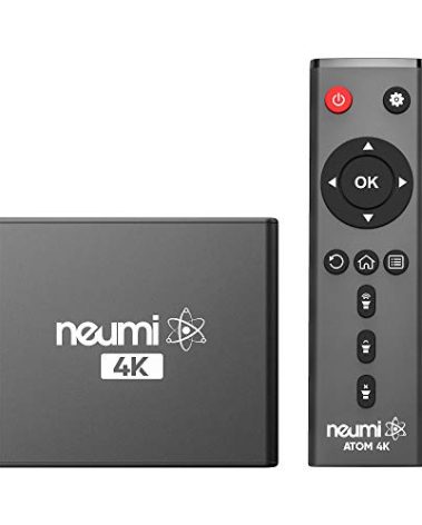 NEUMI Atom 4K Ultra-HD Digital Media Player for USB Drives and SD Cards - Plays 4K/UHD 60fps Videos, HEVC/H.265, HDMI and Analog AV, Automatic Playback and Looping Capability