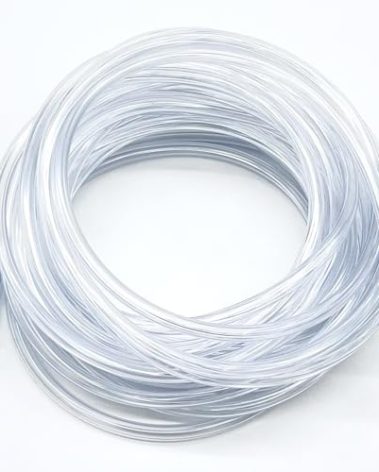 ResOne 5pk 25Ft Clear Oxygen Supply Tubing, Crush Resistant, Standard Connectors