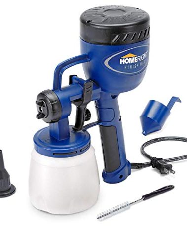 HomeRight C800766, C900076 Finish Max Paint Sprayer HVLP Electric Spray Gun, 1 Nozzle Sprays All, Superior Brass Tip, 3 Spray Patterns