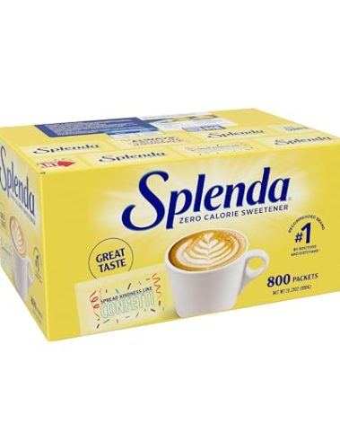 SPLENDA Zero Calorie Sweetener Value Pack, 800 Count Packets