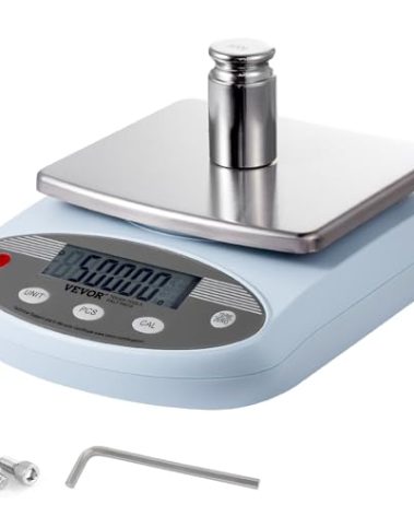 VEVOR Lab Scale, 3000g x 0.01g Accuracy High Precision Analytical Balance, 13 Units Conversion Electronic Scientific Laboratory Scale, LCD Display Digital Jewelry Weighing Scale for Lab, Jewelry