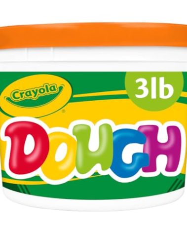 Crayola Orange Dough, 3 lb. Resealable Bucket, Toys for Kids, Gift