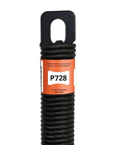 P728 28-Inch Plug-End Garage Door Spring (.177" #7 Wire)